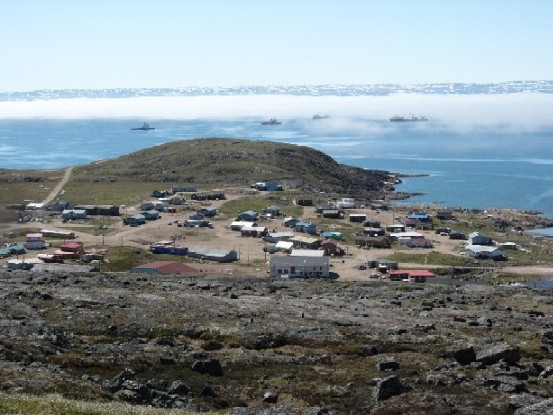 ships anchored outside of apex