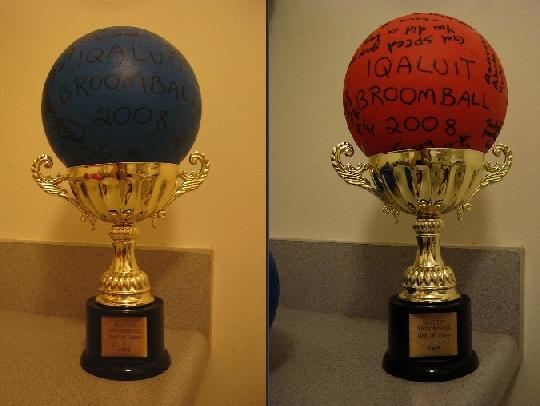 iqaluit broomball hall of fame 2008 trophy