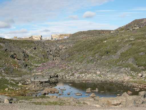 view of iqaluit's dam