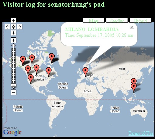 site visitor from milan ?