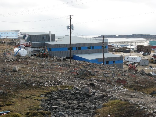 behind new courthouse building